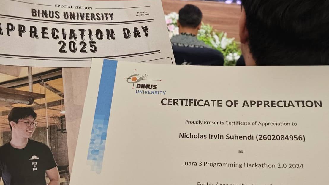 BINUS Appreciation Day 2025 Awardee